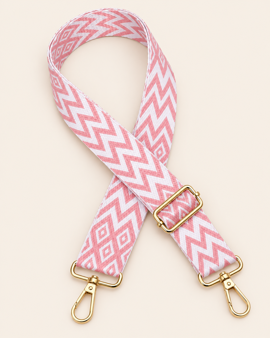The Rosé Zigzag Strap