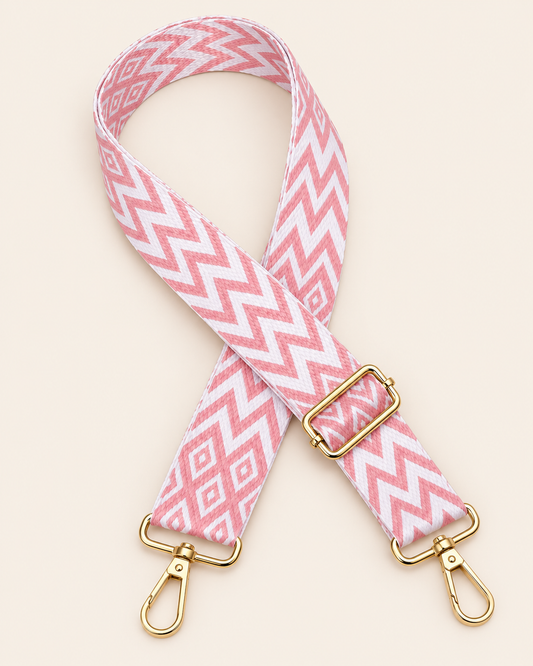 The Rosé Zigzag Strap