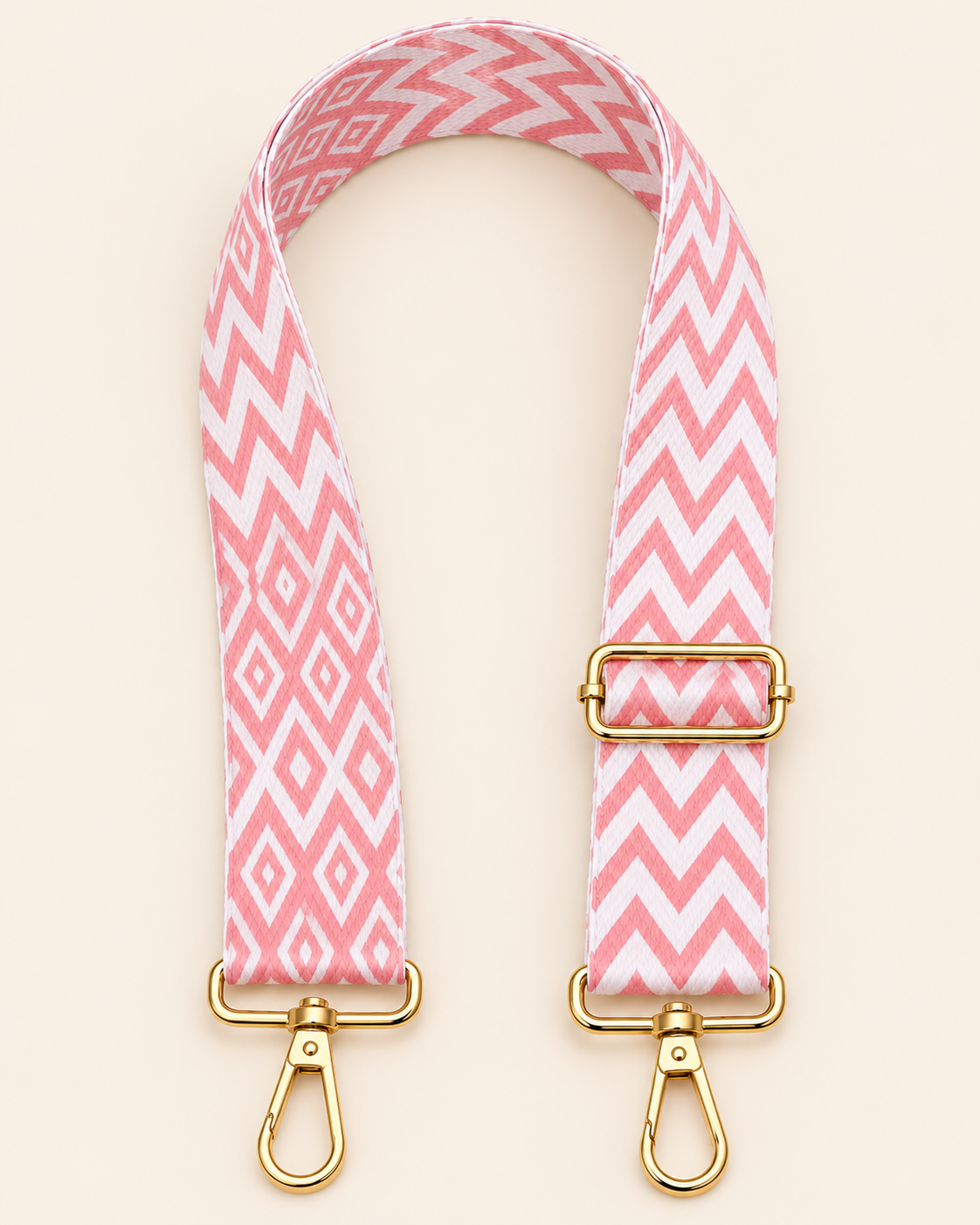 The Rosé Zigzag Strap