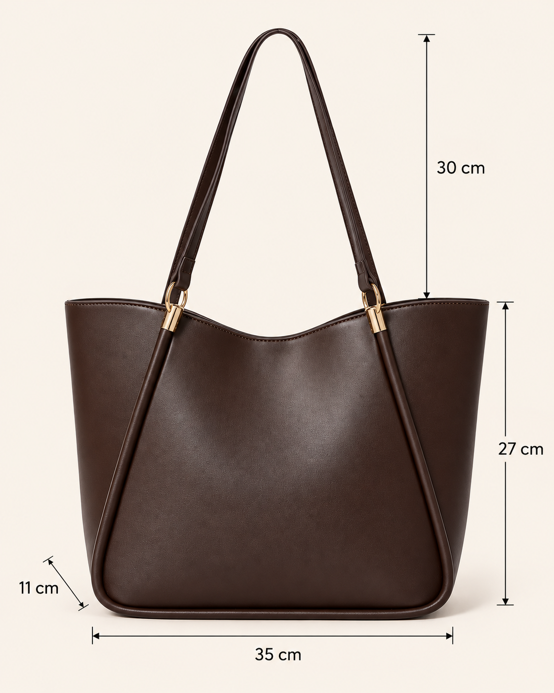 The Lucie Sculpted Tote