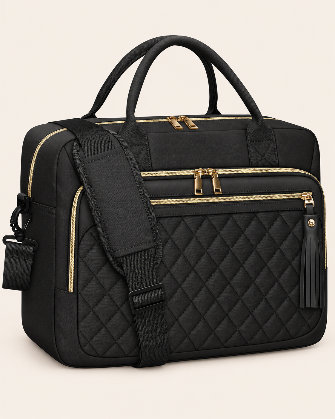 The Harper Quilted Laptop Bag