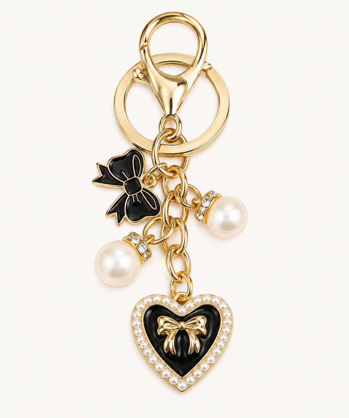The Noir Heart Charm