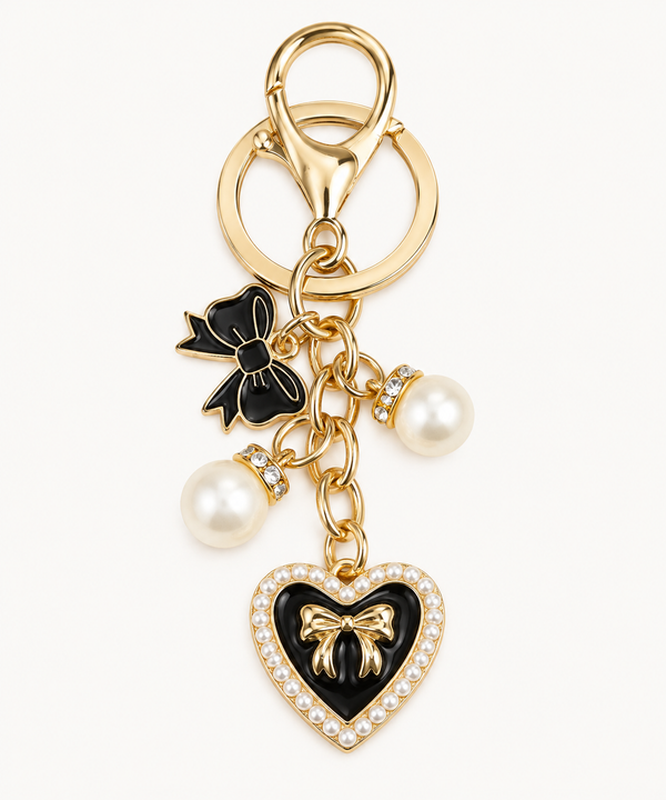 The Noir Heart Charm