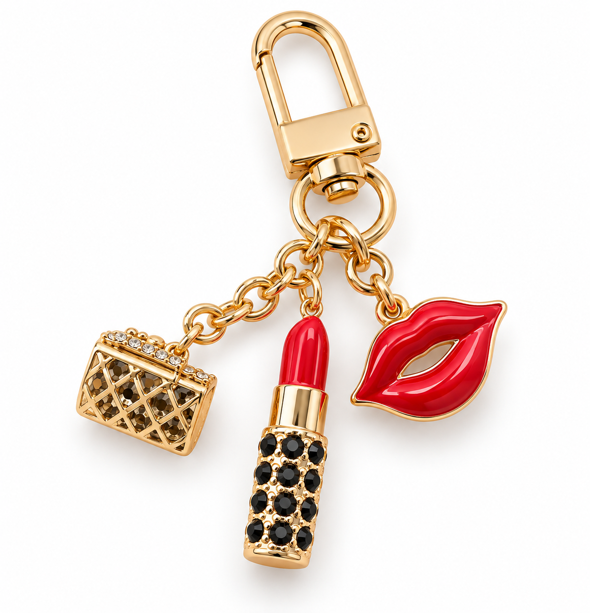 The Bordeaux Kiss Charm