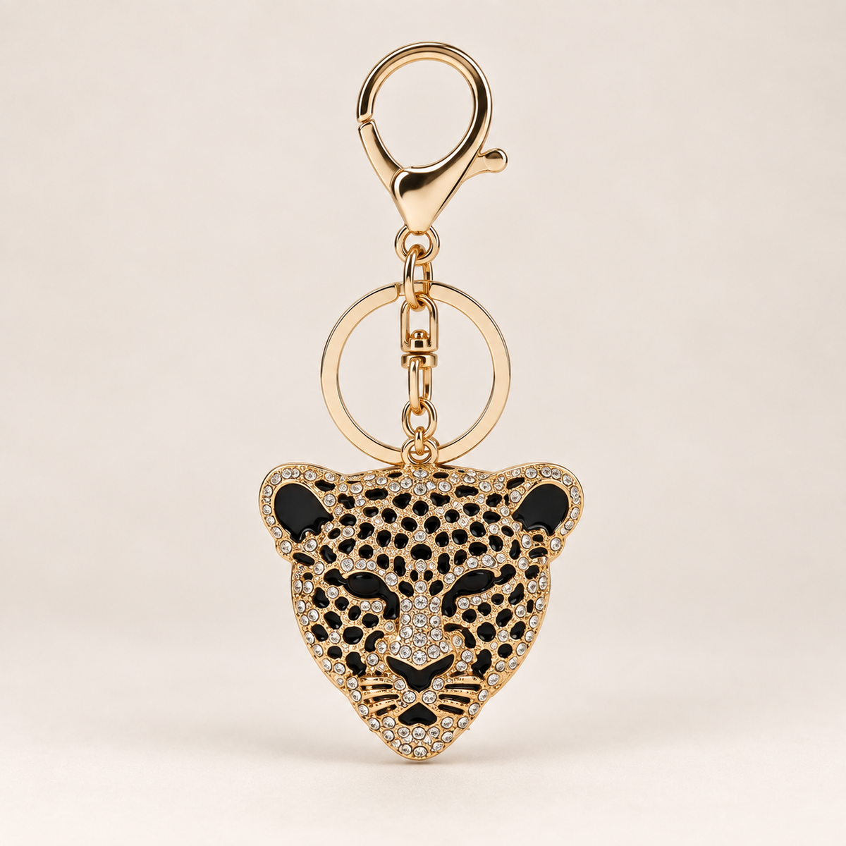 Crystal Leopard Bag Charm