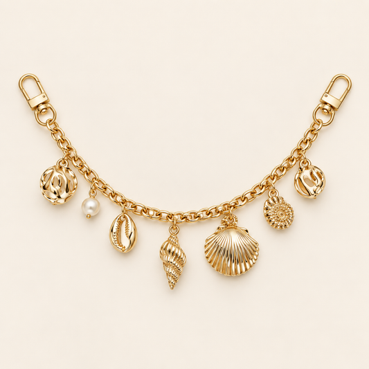 Azure Shell Charm Chain