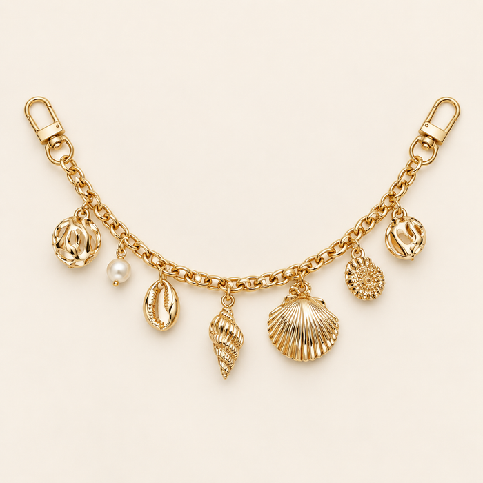 Azure Shell Charm Chain