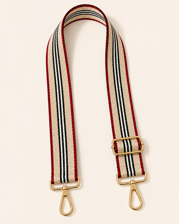 The Claret Stripe Strap