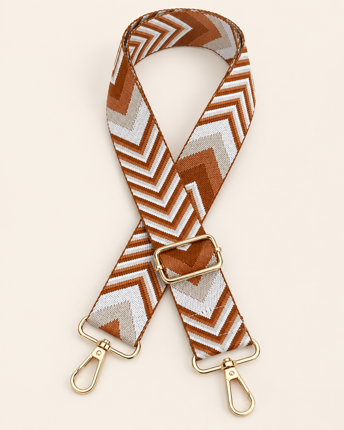 The Caramel Chevron Strap