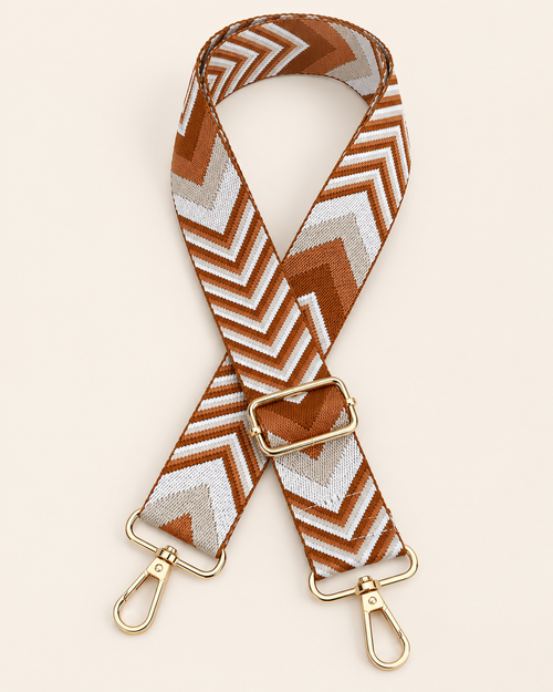 The Caramel Chevron Strap