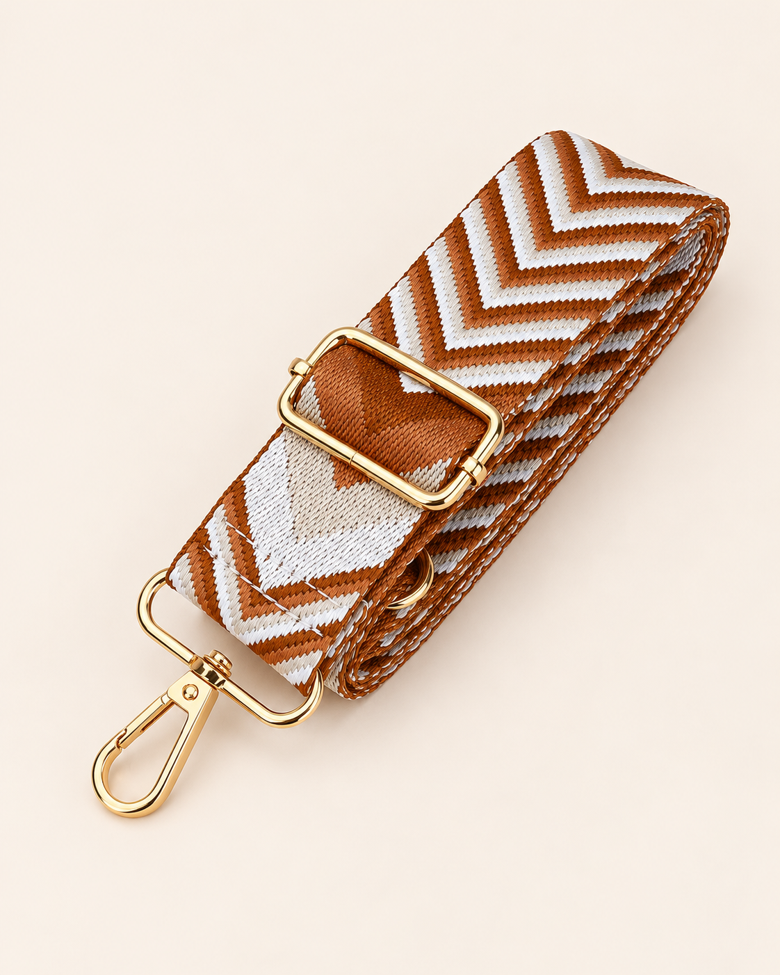 The Caramel Chevron Strap