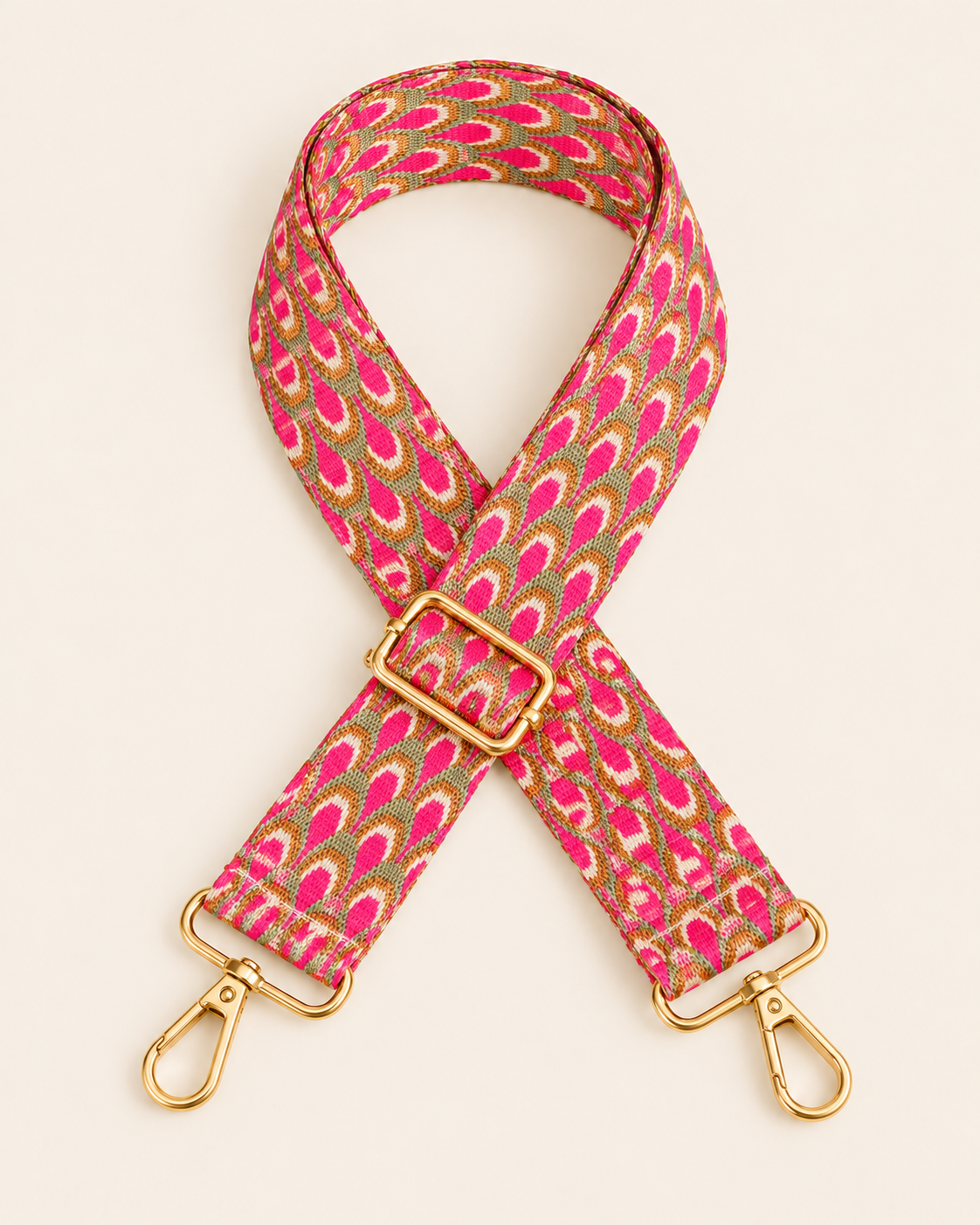 The Fuchsia Scallop Strap