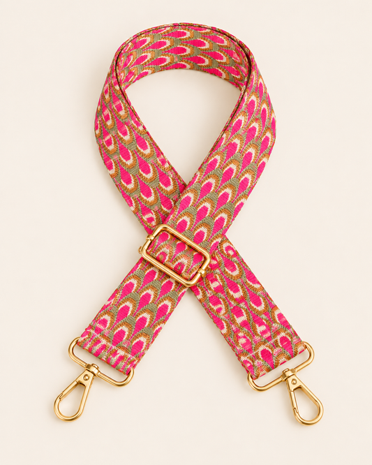 The Fuchsia Scallop Strap