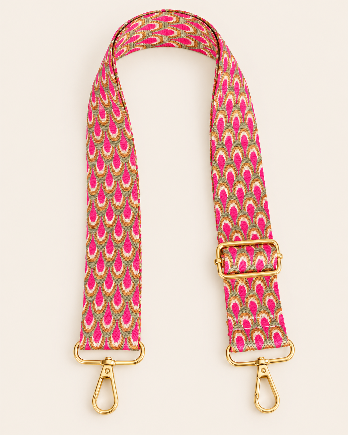 The Fuchsia Scallop Strap