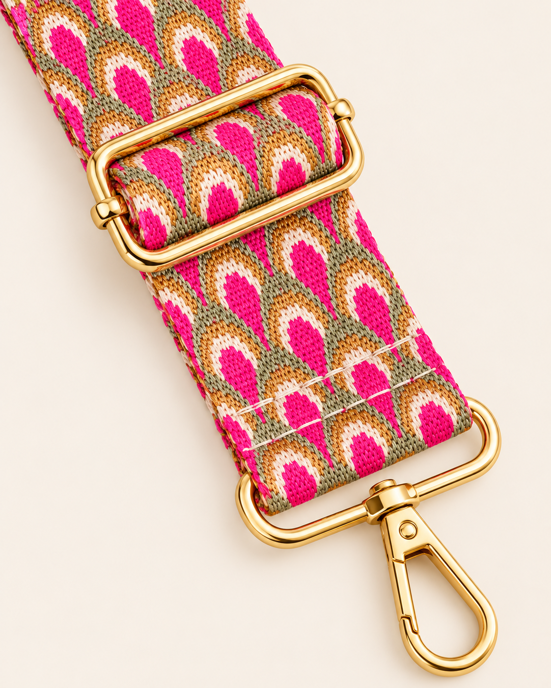The Fuchsia Scallop Strap