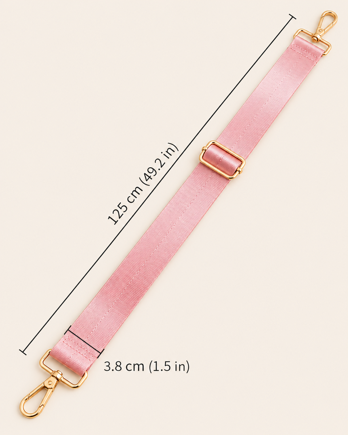 The Rosé Satin Strap