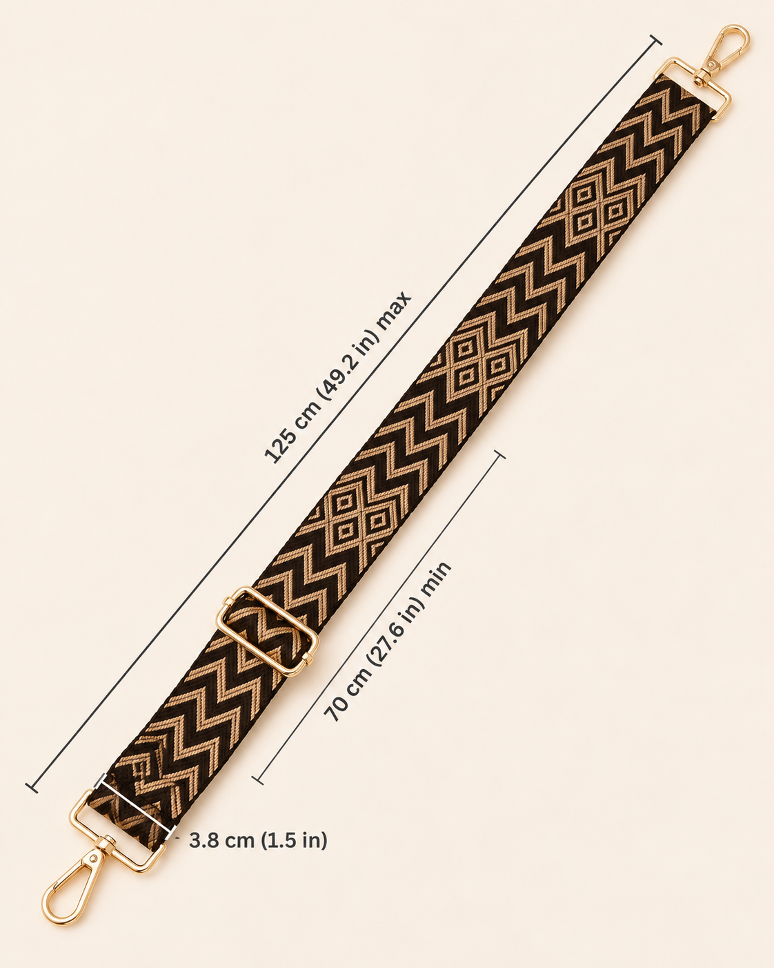 The Espresso Zigzag Strap