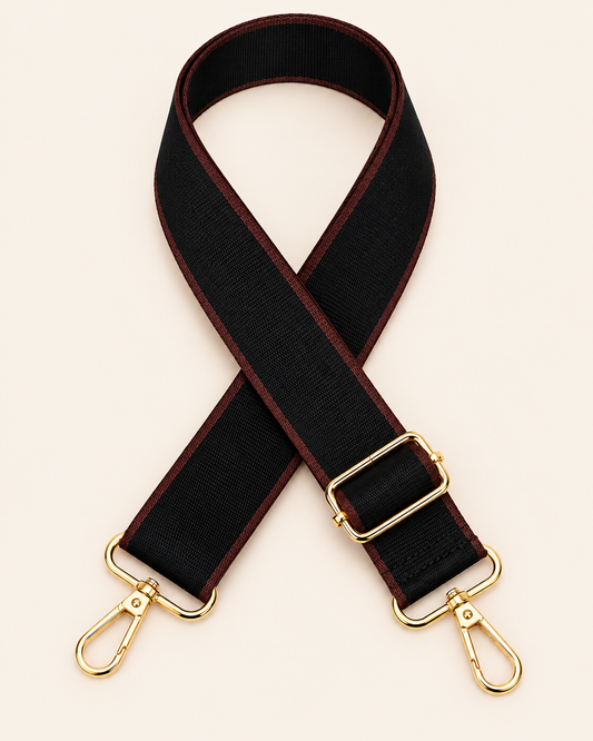 The Noir Black Edge Strap