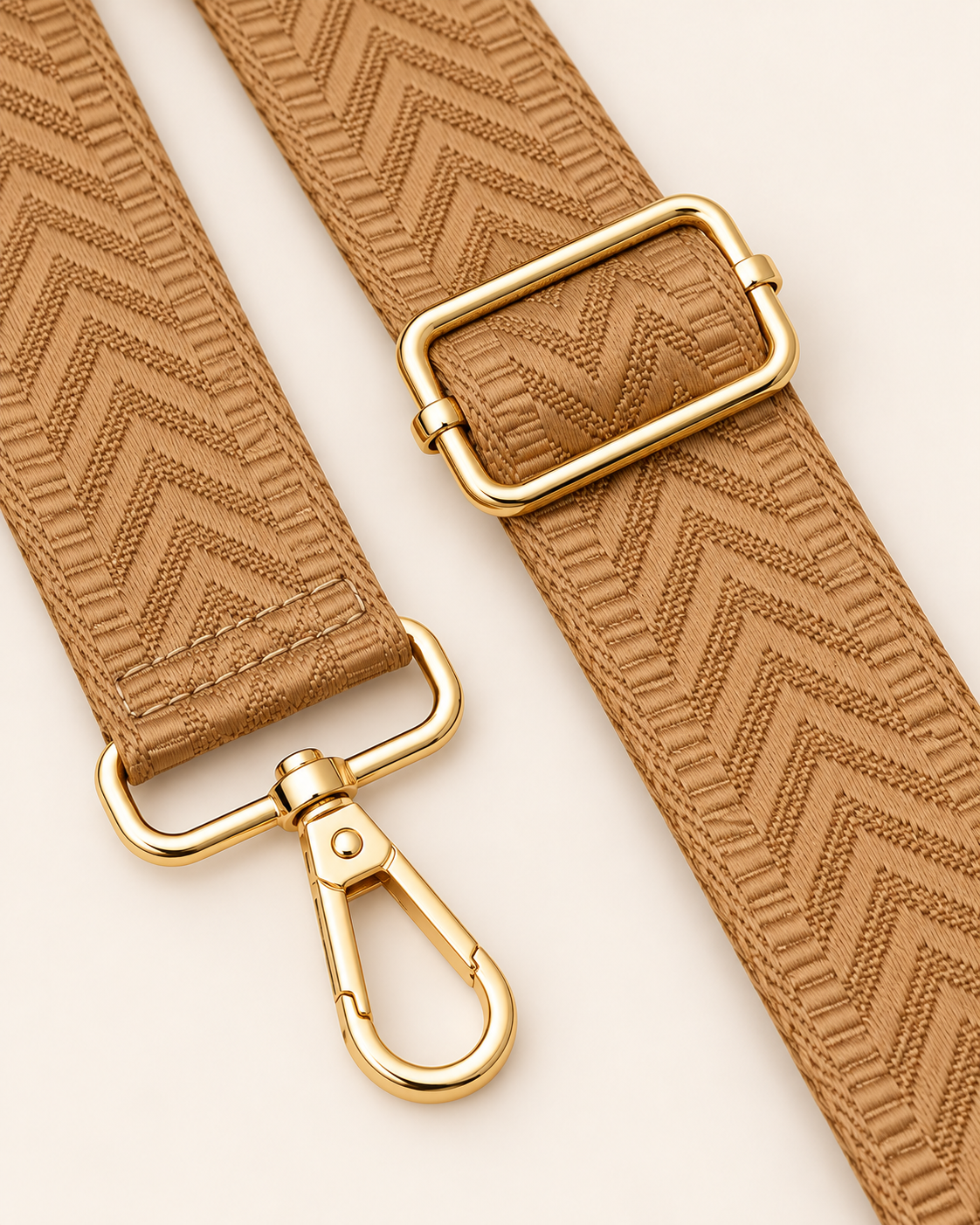 The Mocha Chevron Strap