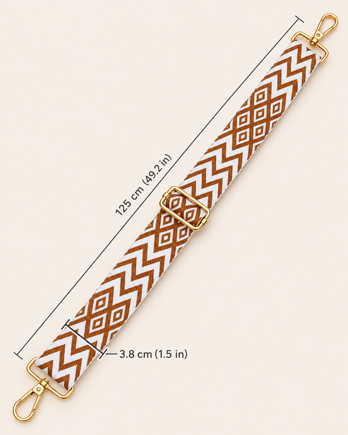The Terracotta Diamond Strap