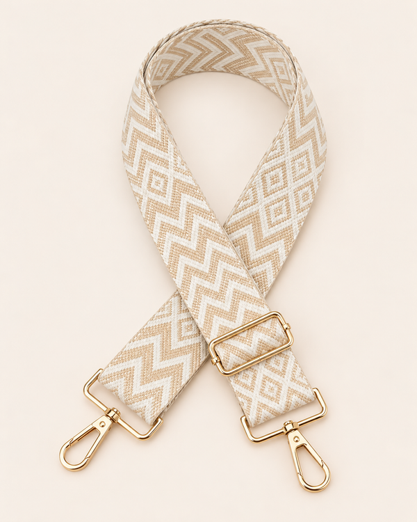 The Vanilla Chevron Strap